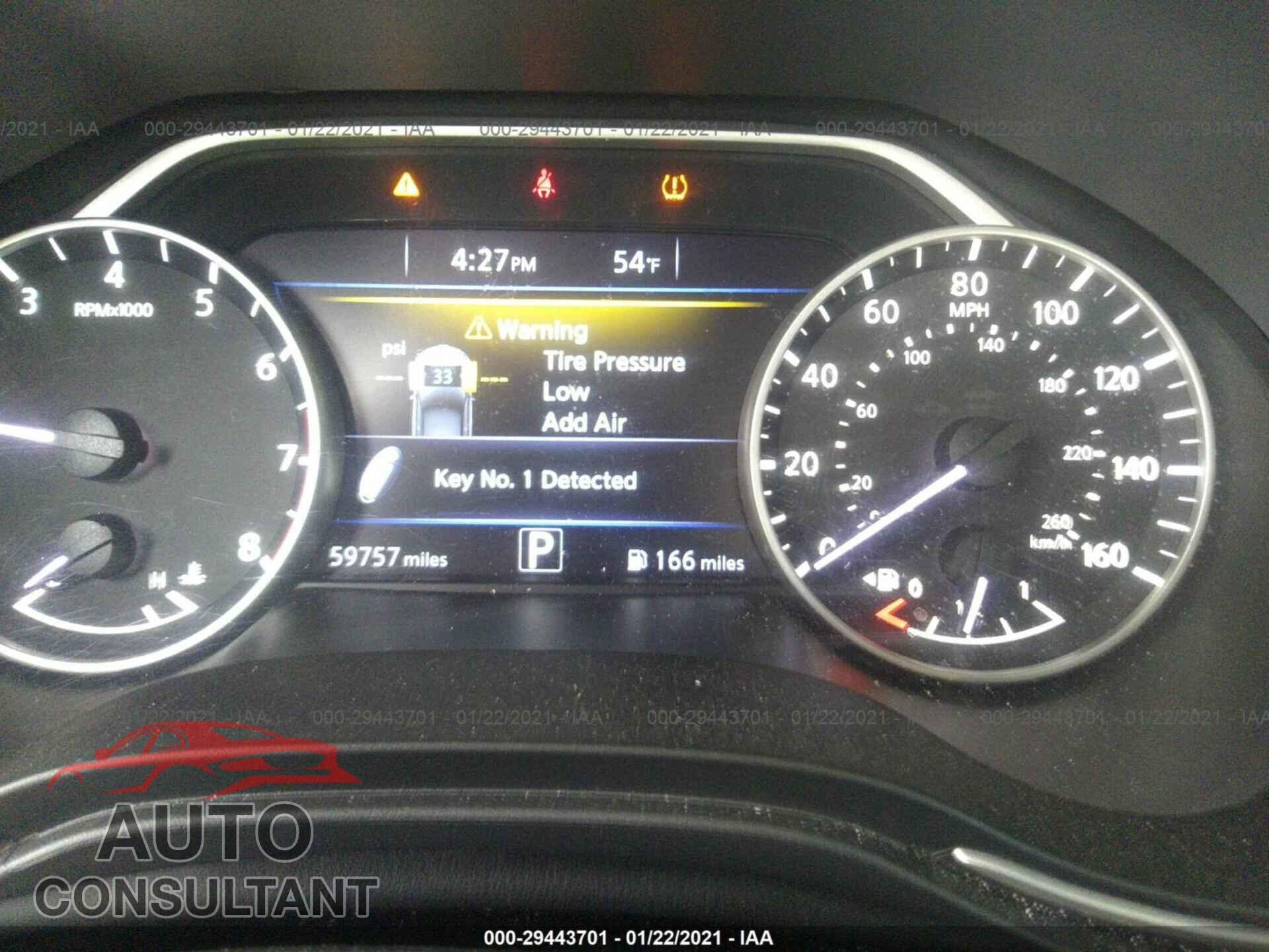 NISSAN MAXIMA 2017 - 1N4AA6AP7HC391454