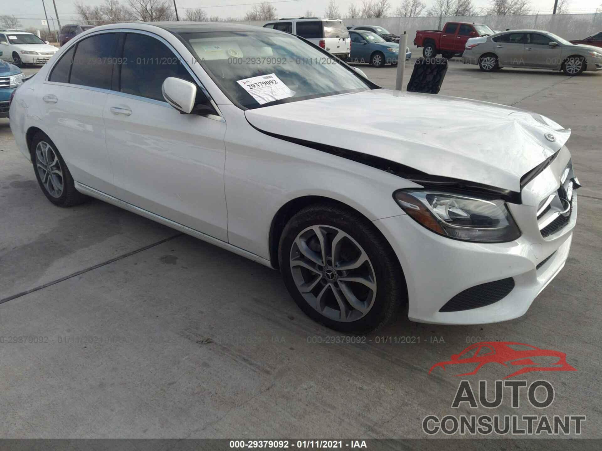 MERCEDES-BENZ C-CLASS 2018 - 55SWF4JB5JU275719