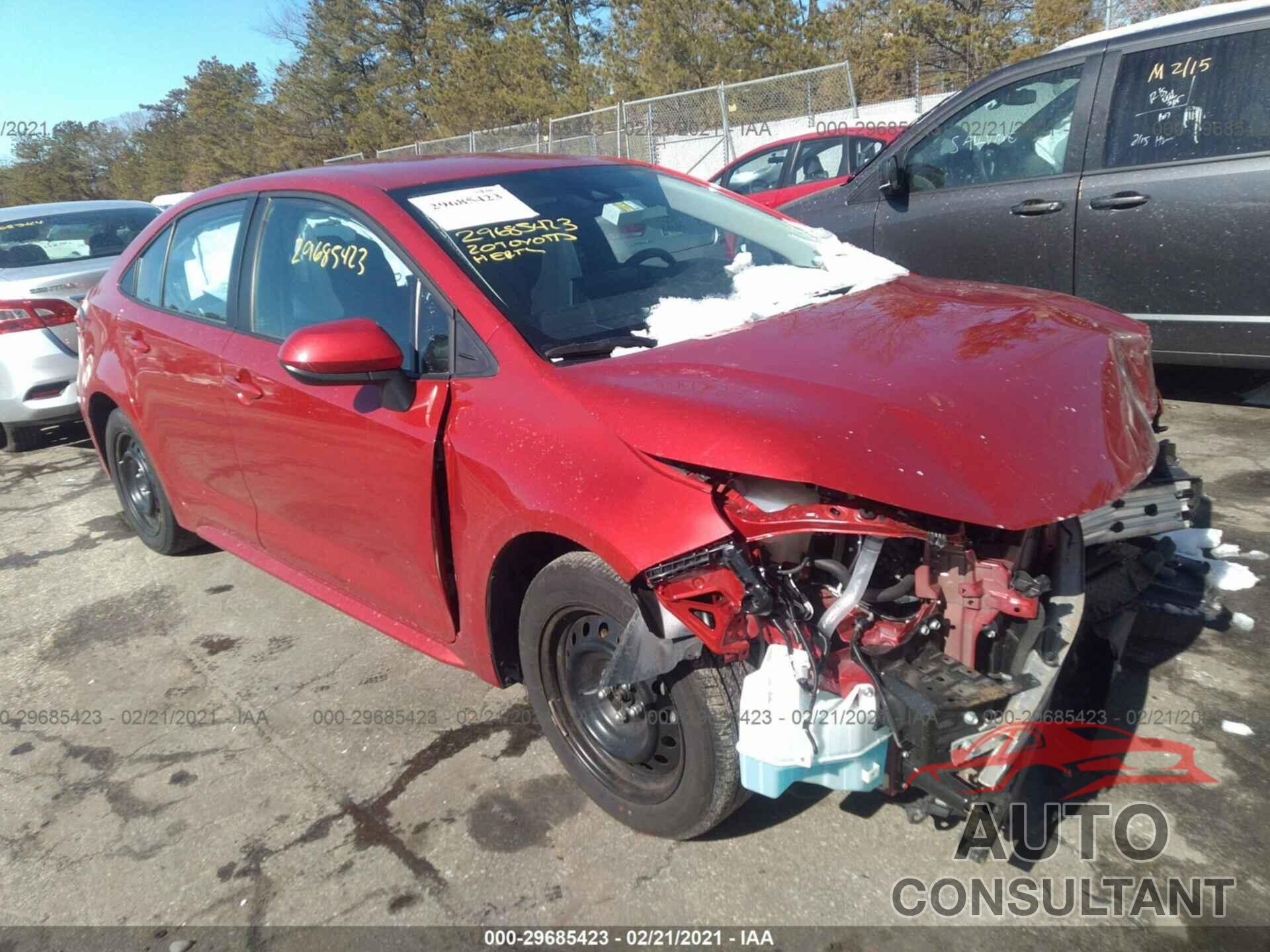 TOYOTA COROLLA 2020 - 5YFEPRAE5LP118815