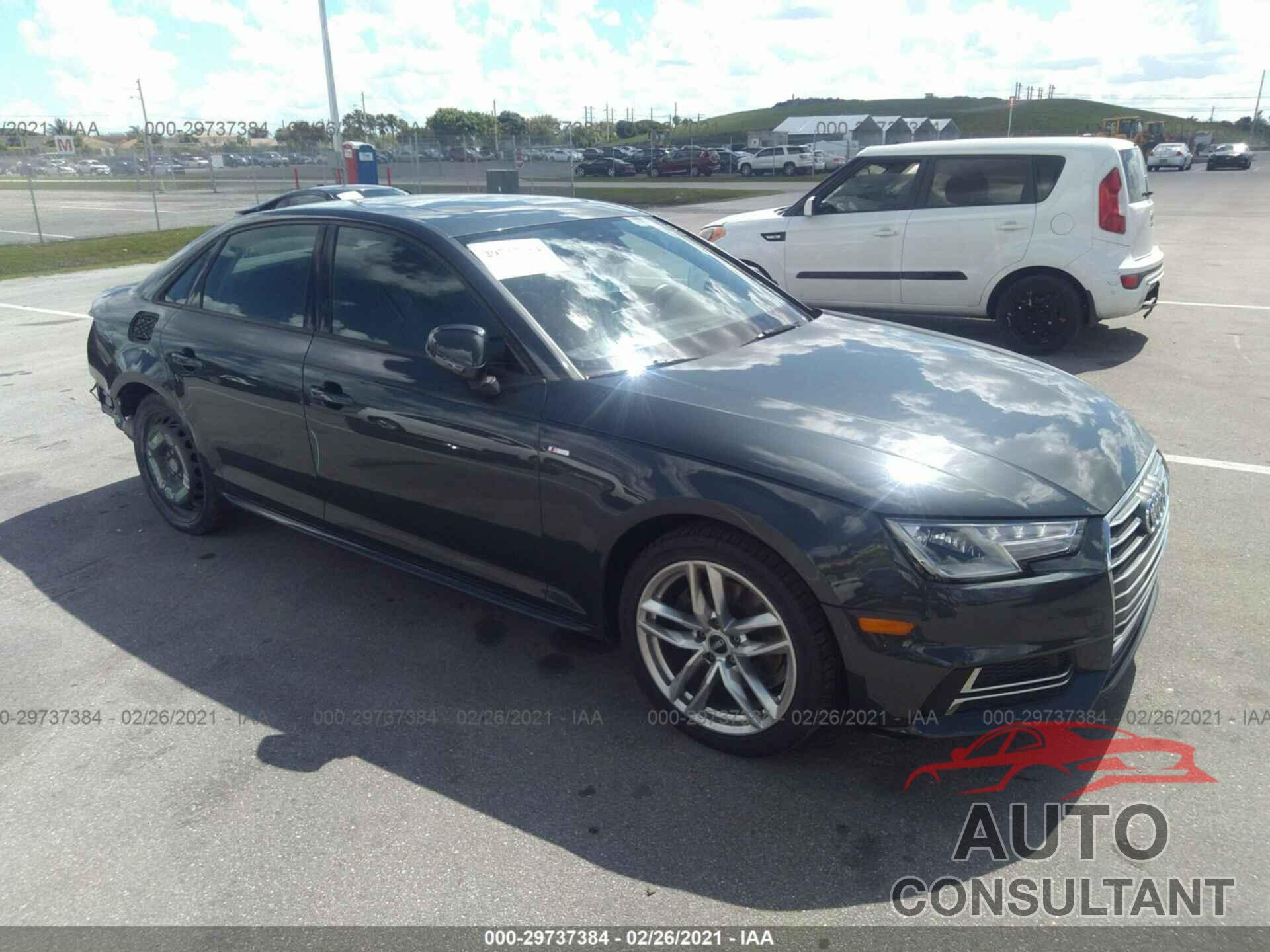 AUDI A4 2017 - WAUKMAF45HN039157