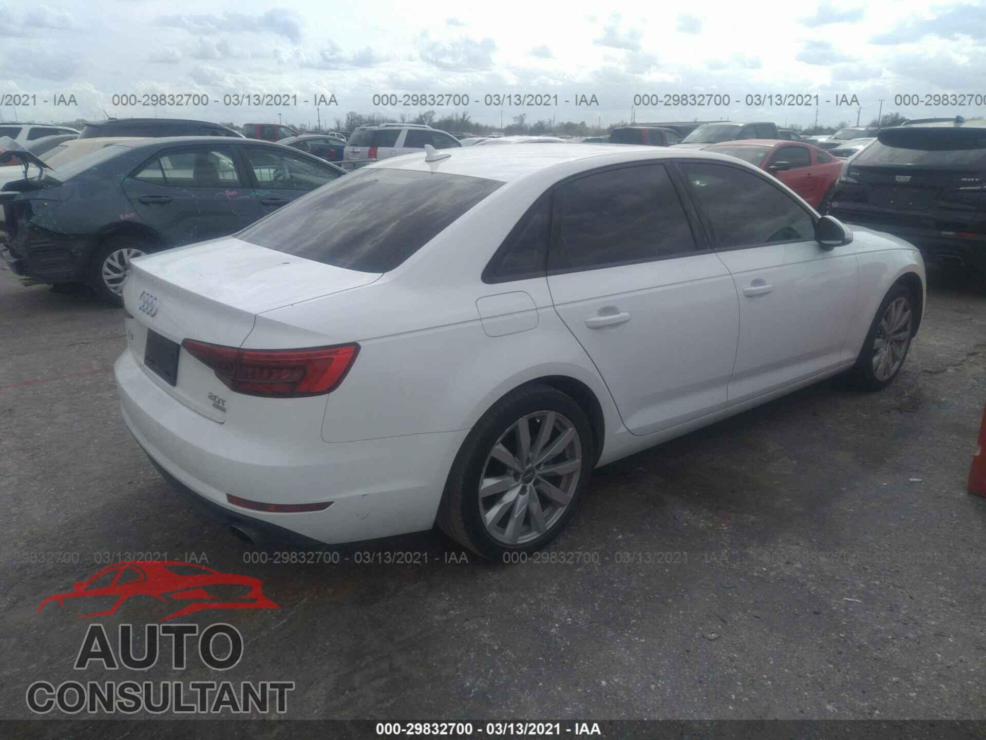 AUDI A4 2017 - WAUGMAF40HN044305