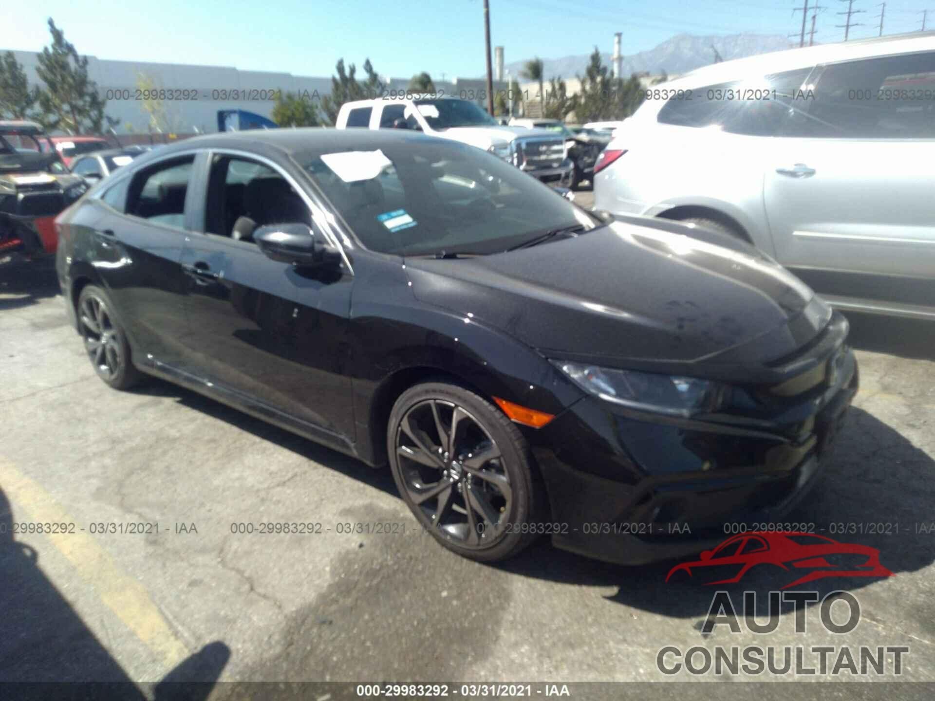 HONDA CIVIC SEDAN 2019 - 2HGFC2F83KH532207