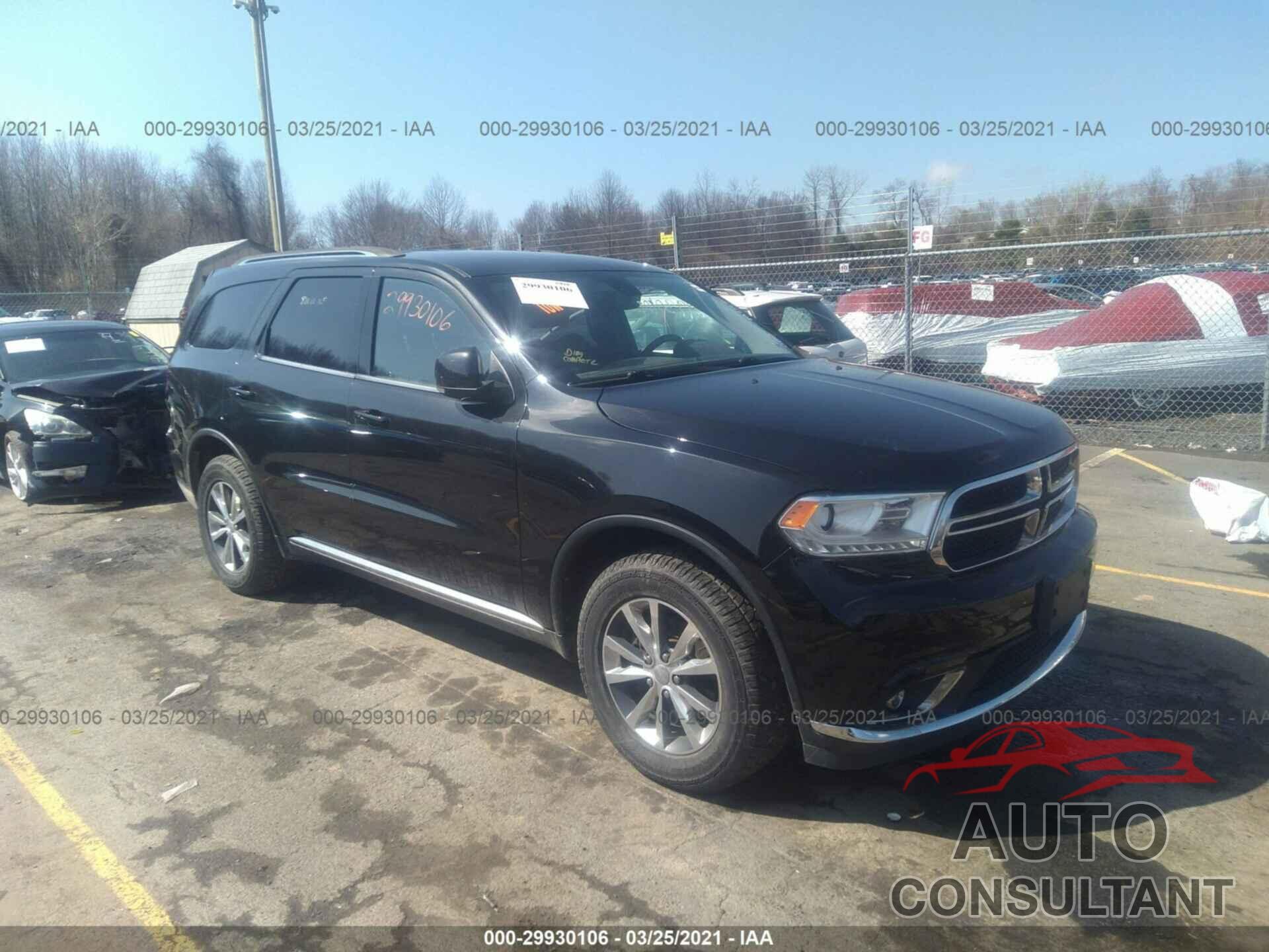 DODGE DURANGO 2016 - 1C4RDJDG5GC347129