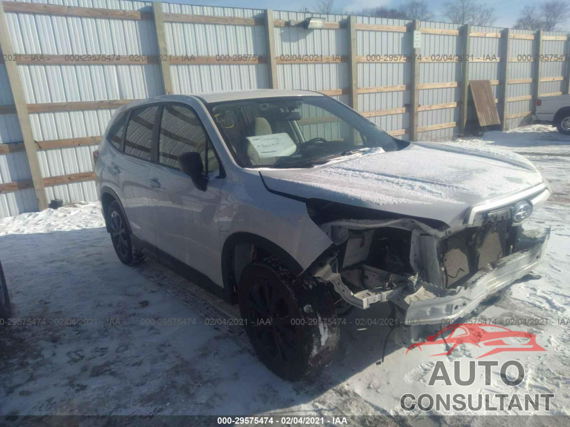 SUBARU FORESTER 2019 - JF2SKAAC2KH434802