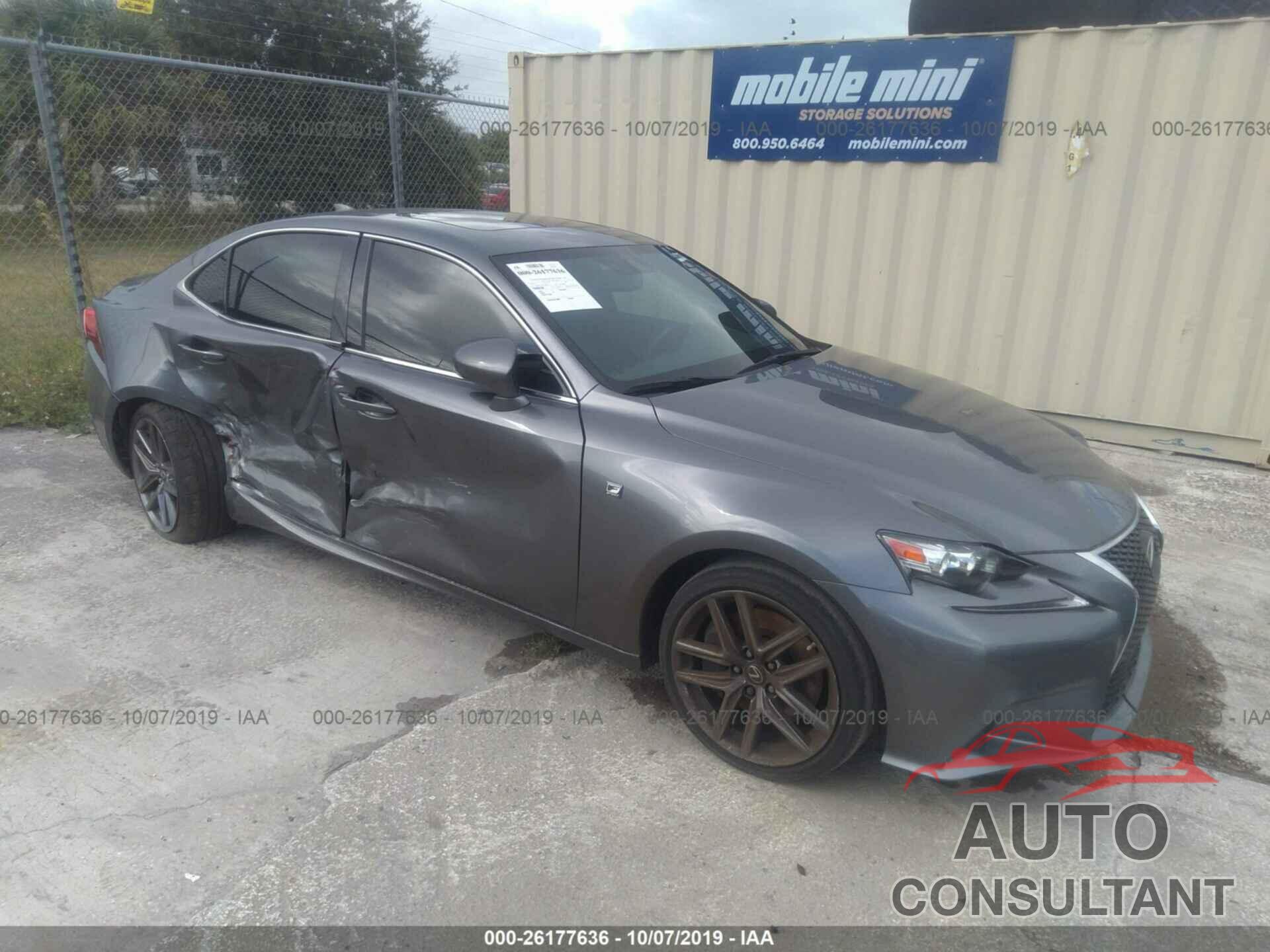 LEXUS IS 2016 - JTHBA1D26G5004220