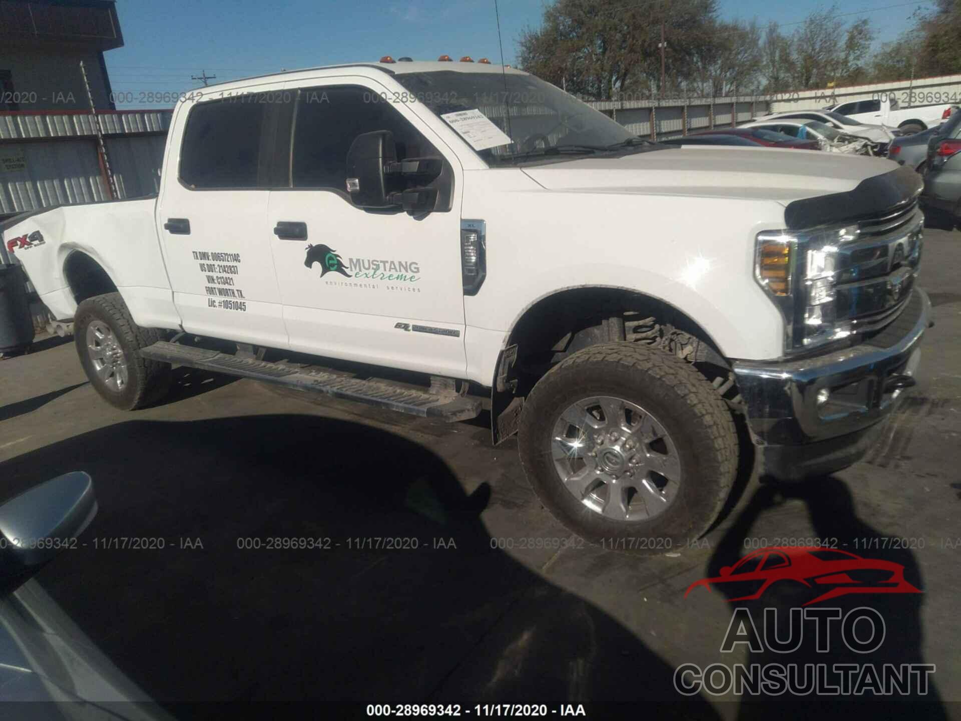 FORD SUPER DUTY F-250 SRW 2019 - 1FT7W2BT5KEC13421