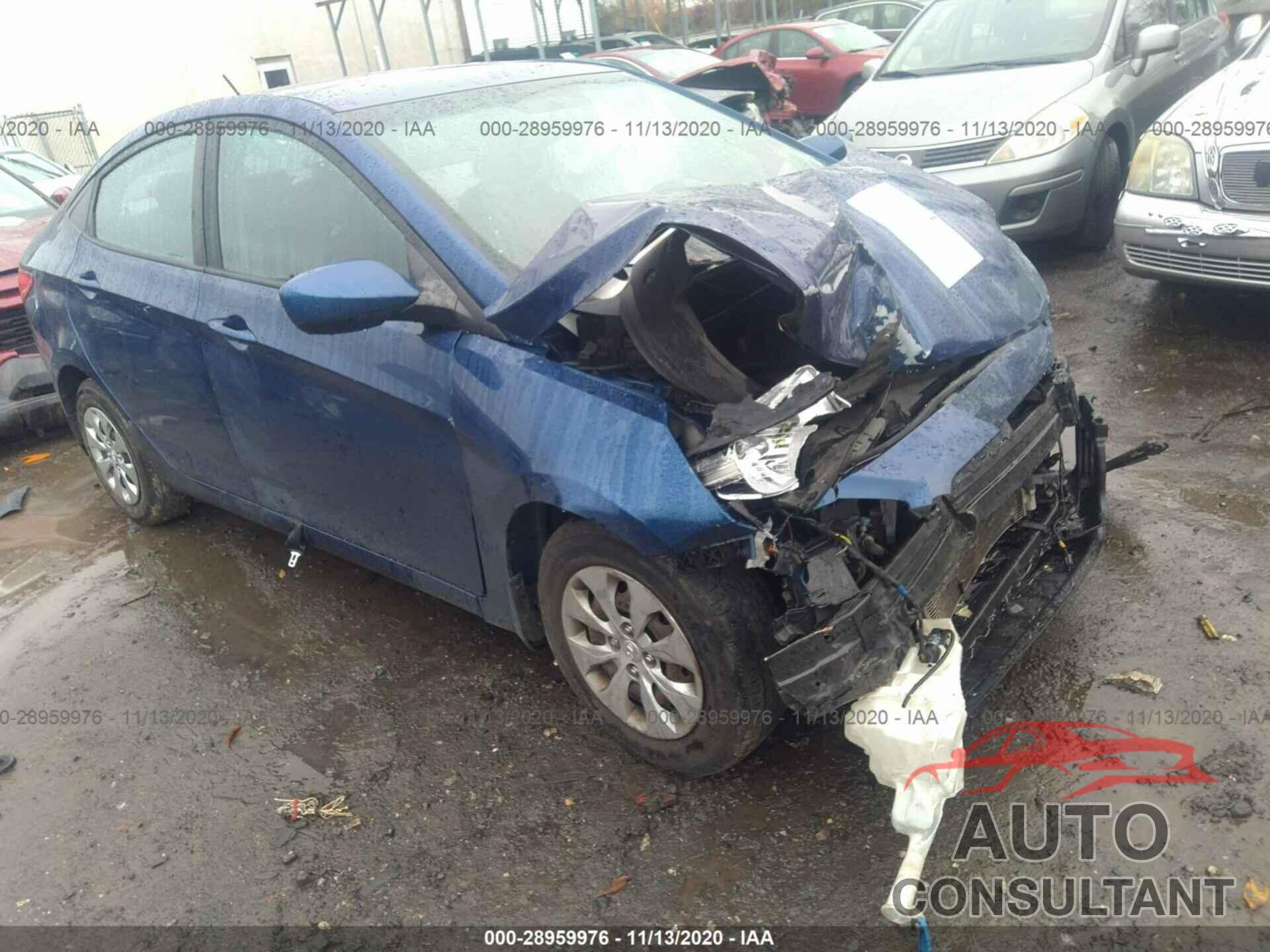 HYUNDAI ACCENT 2016 - KMHCT4AEXGU016159