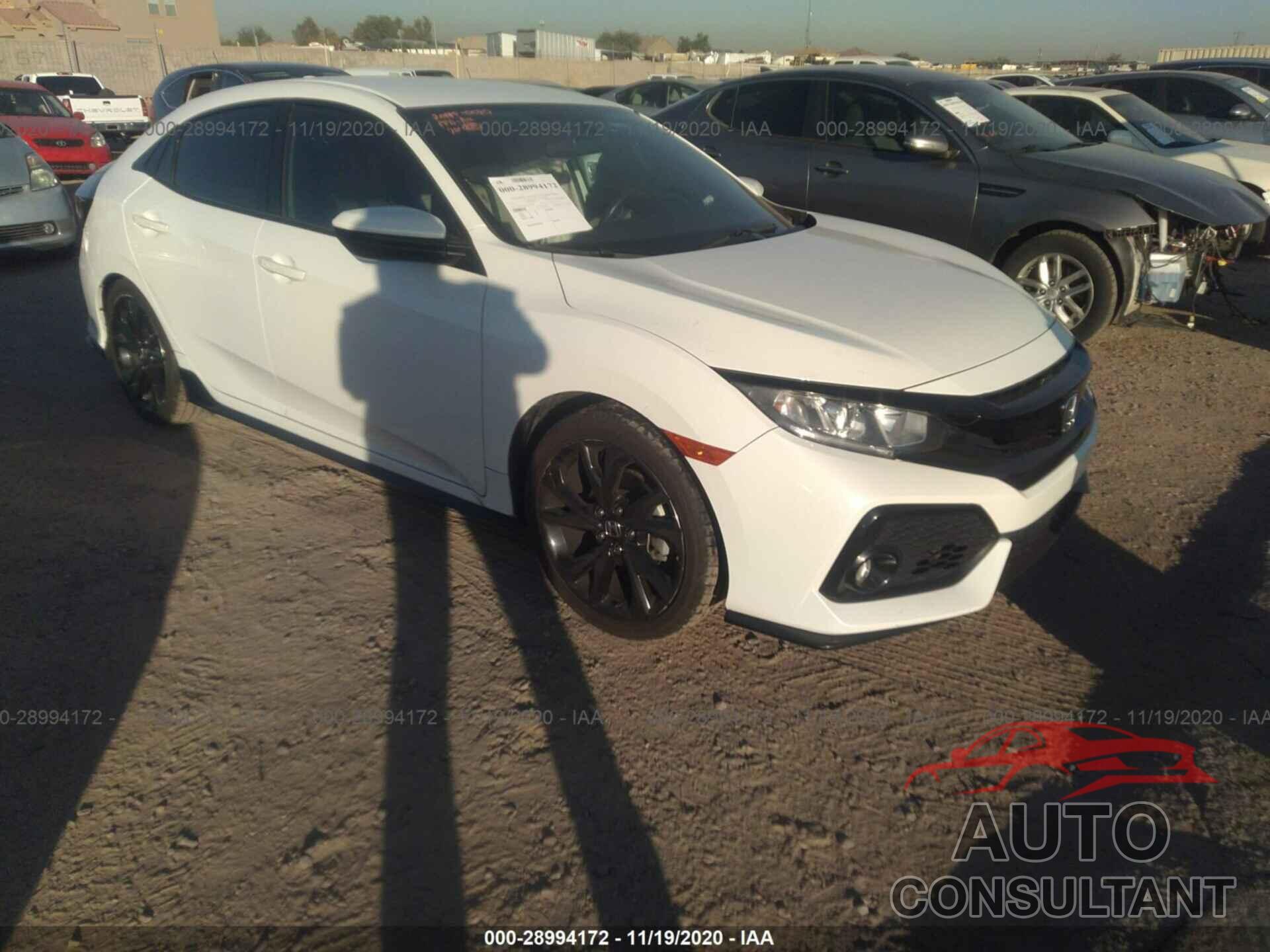 HONDA CIVIC HATCHBACK 2018 - SHHFK7H41JU200424