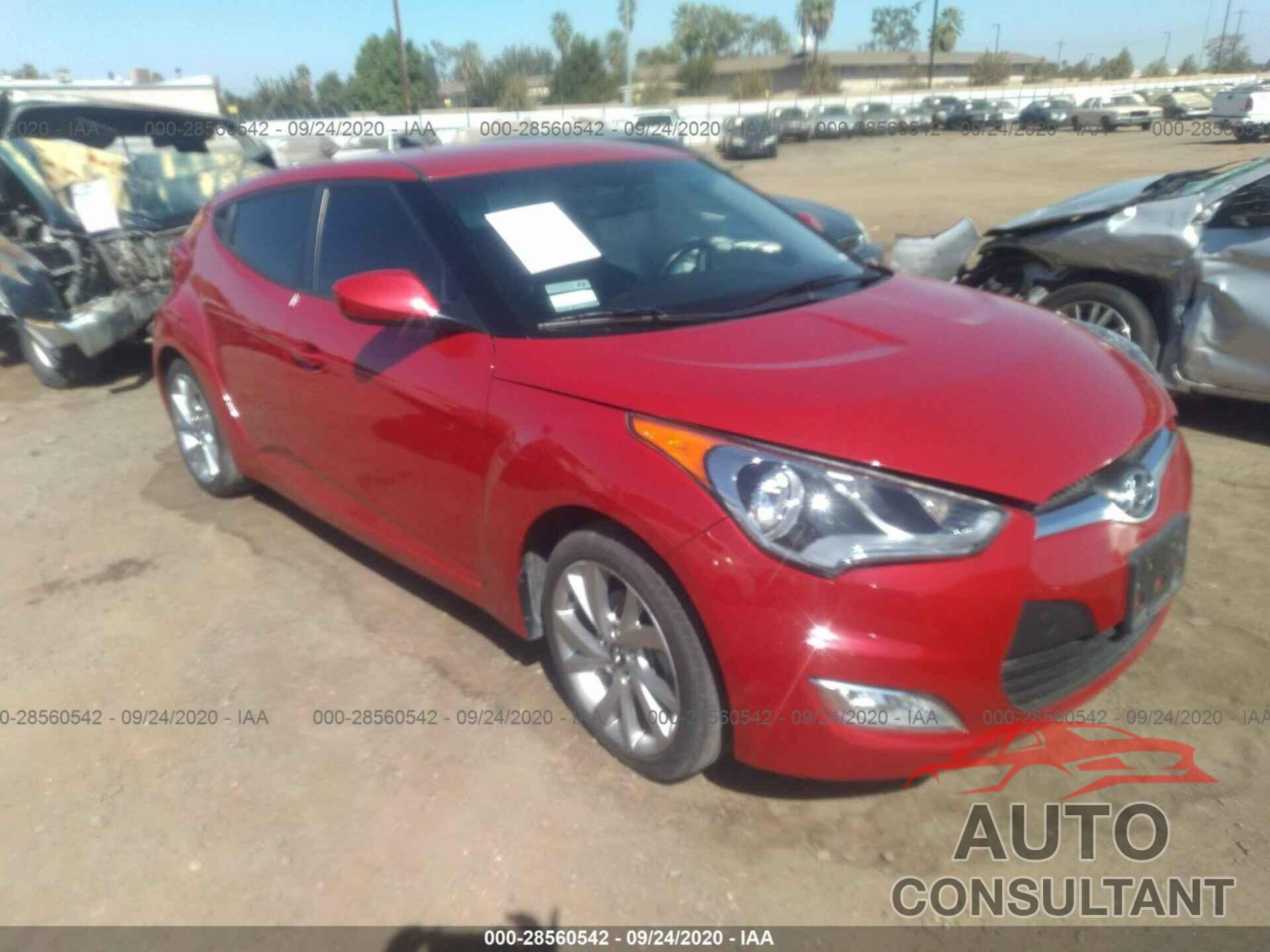 HYUNDAI VELOSTER 2017 - KMHTC6AD8HU307652