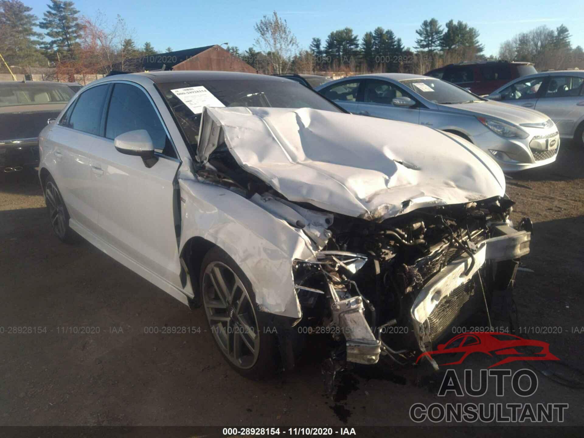 AUDI A3 SEDAN 2017 - WAUJ8GFF8H1064873