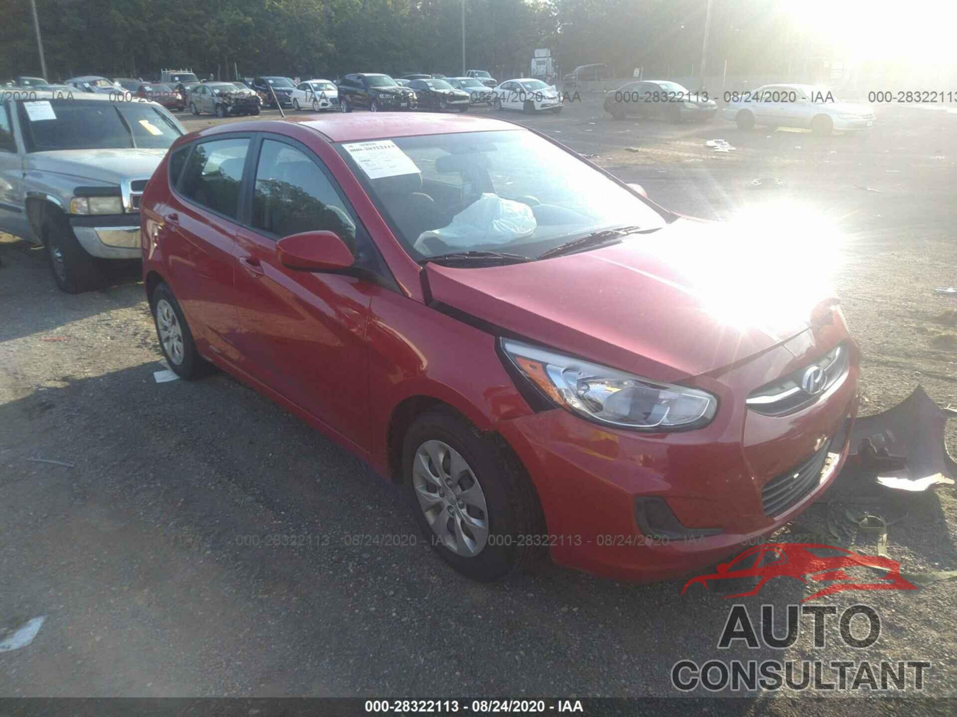 HYUNDAI ACCENT 2016 - KMHCT5AE8GU242349