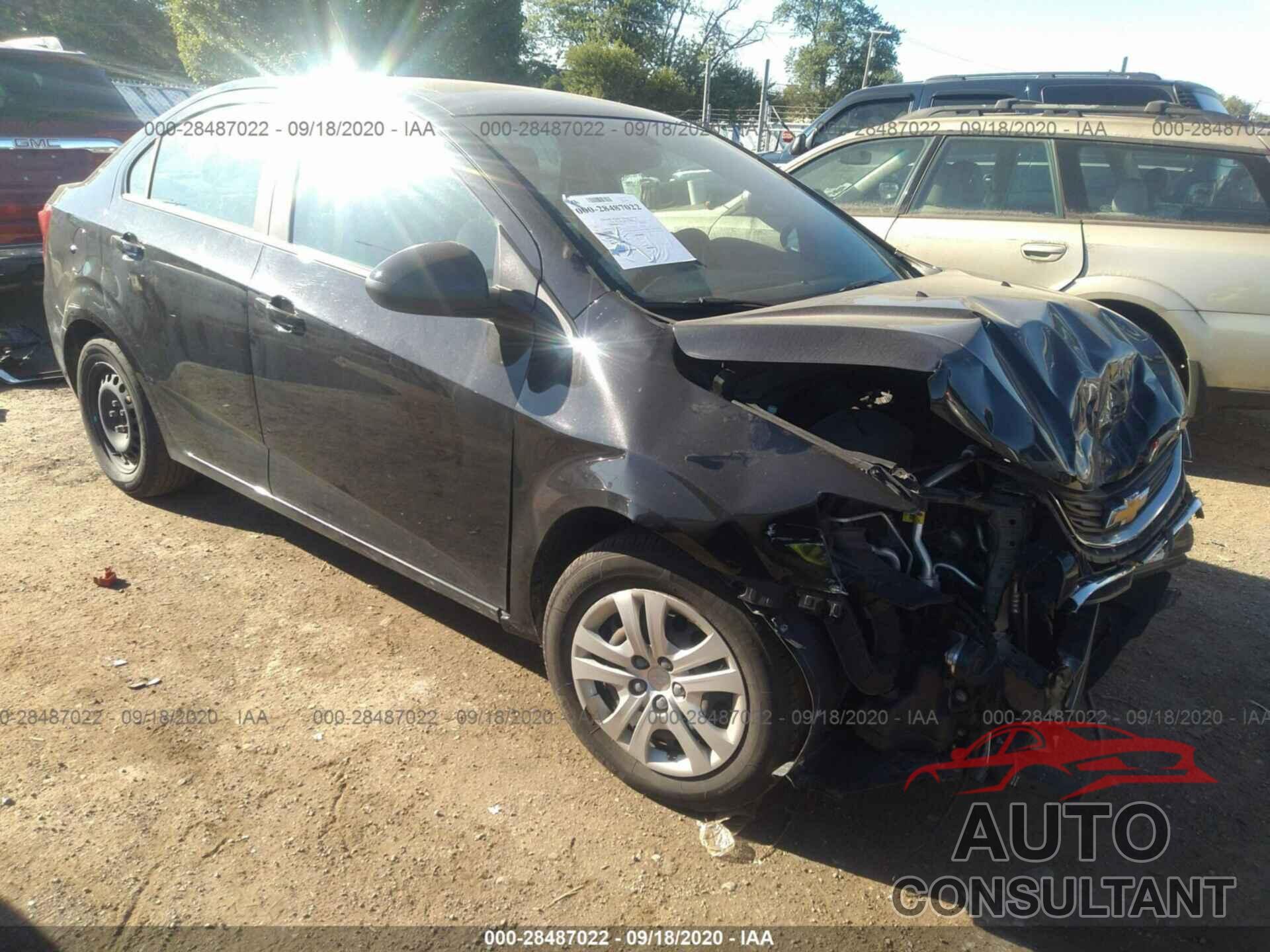 CHEVROLET SONIC 2017 - 1G1JB5SH3H4169845