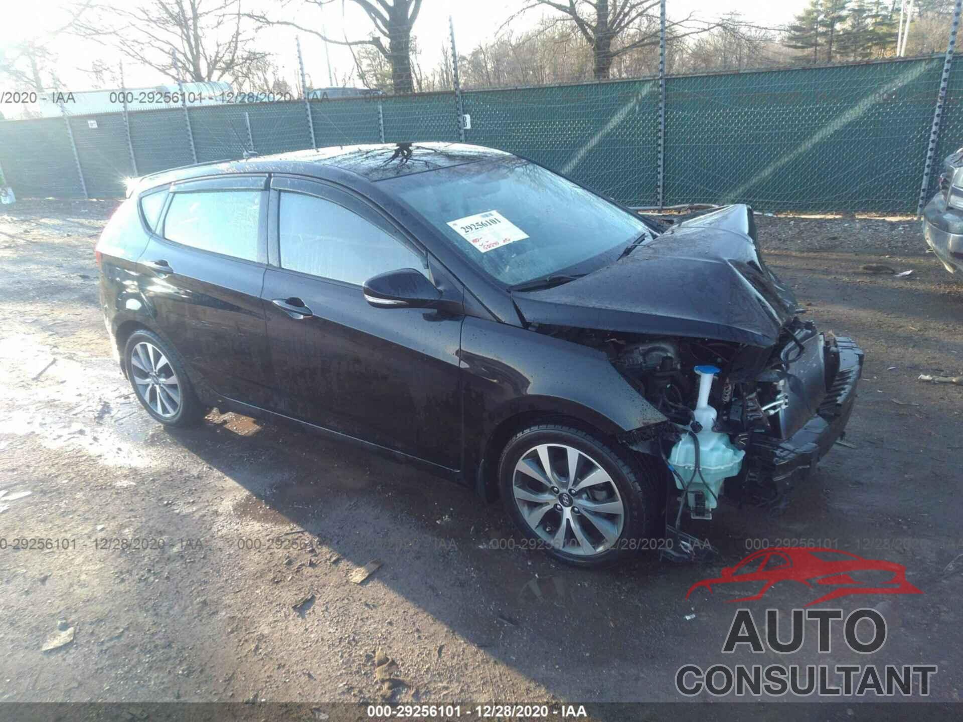 HYUNDAI ACCENT 2016 - KMHCU5AE5GU245982