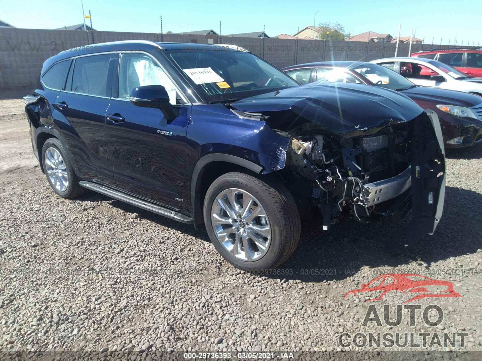 TOYOTA HIGHLANDER 2020 - 5TDXBRCH1LS005997