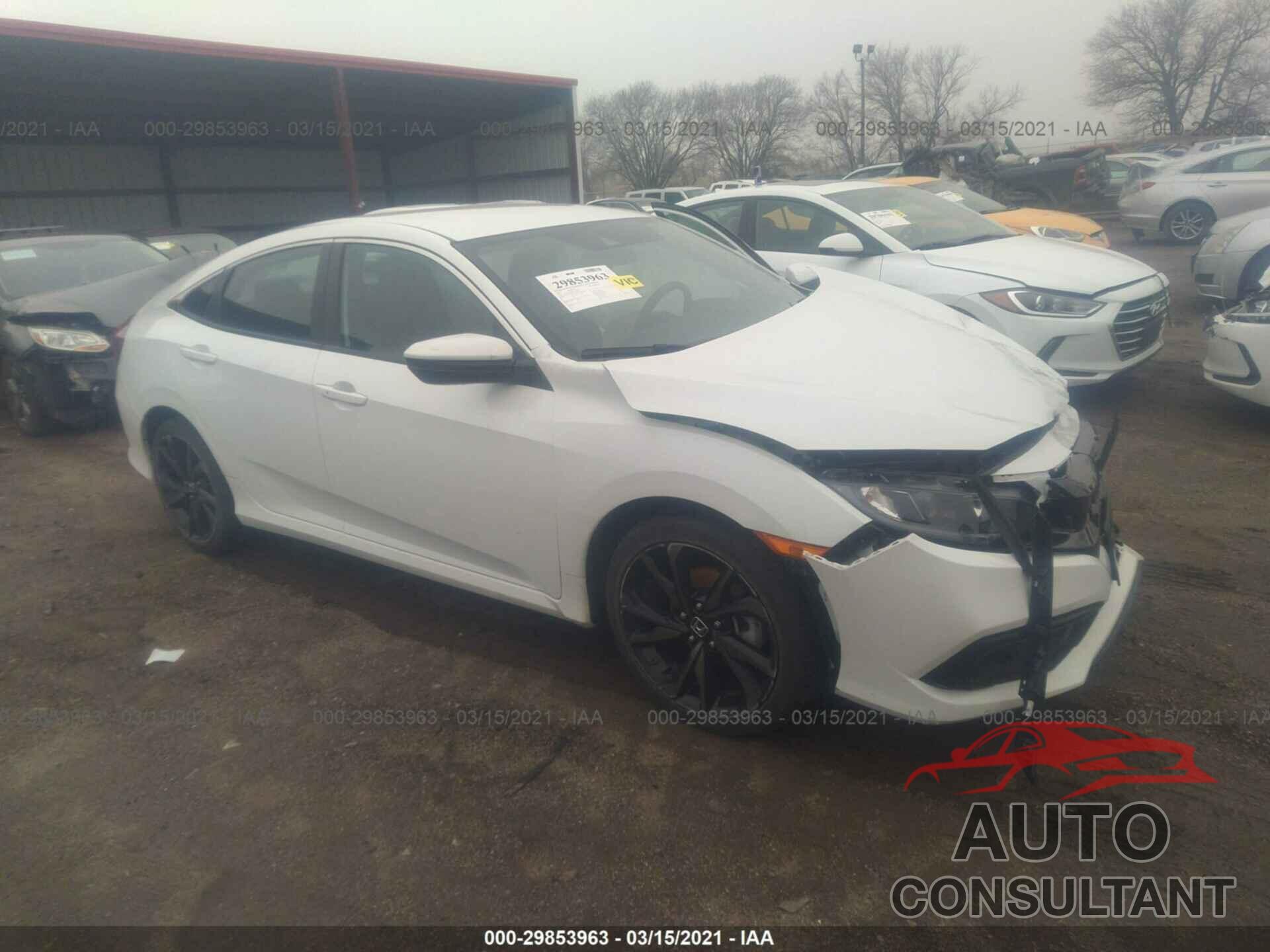 HONDA CIVIC SEDAN 2019 - 19XFC2F87KE024414