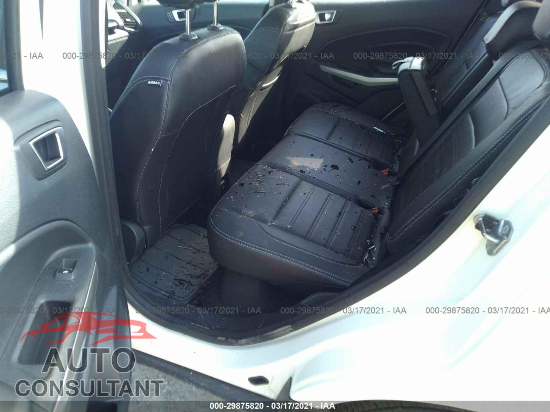FORD ECOSPORT 2020 - MAJ6S3KL5LC315544