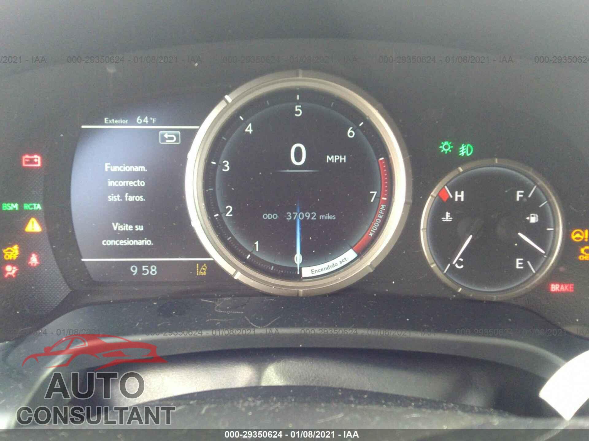 LEXUS RX 2017 - 2T2ZZMCA0HC077666