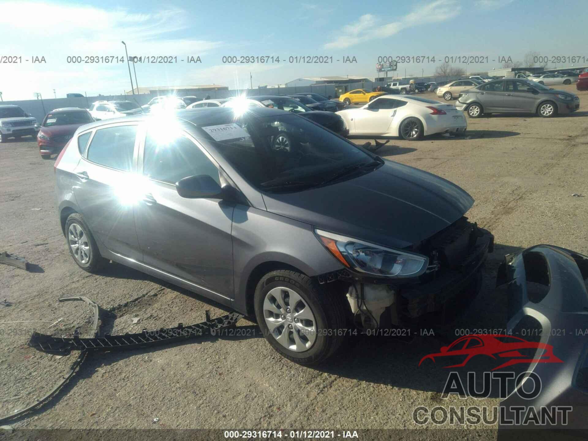 HYUNDAI ACCENT 2017 - KMHCT5AE2HU325647