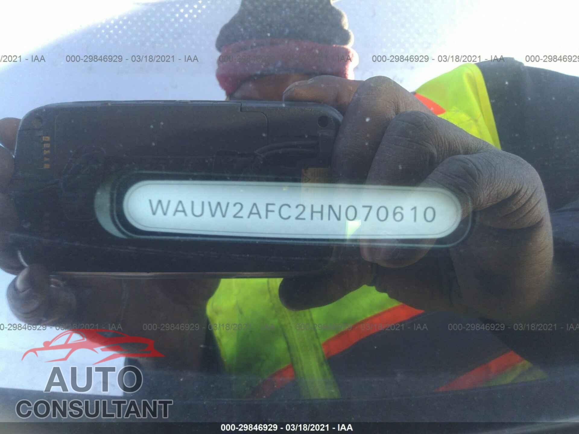 AUDI A7 2017 - WAUW2AFC2HN070610