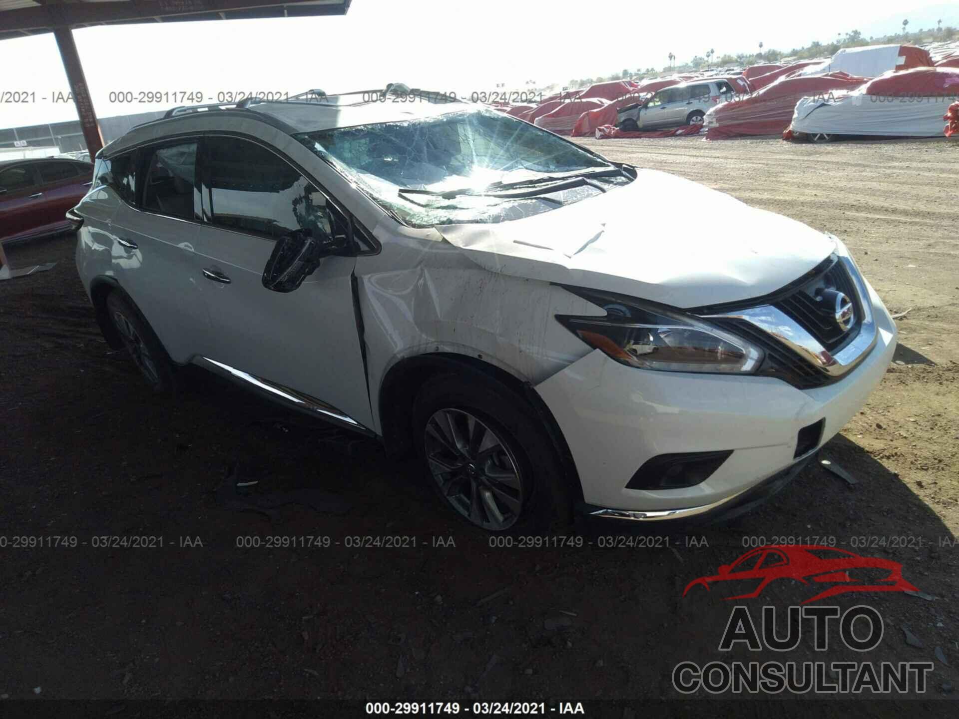 NISSAN MURANO 2018 - 5N1AZ2MG4JN132563