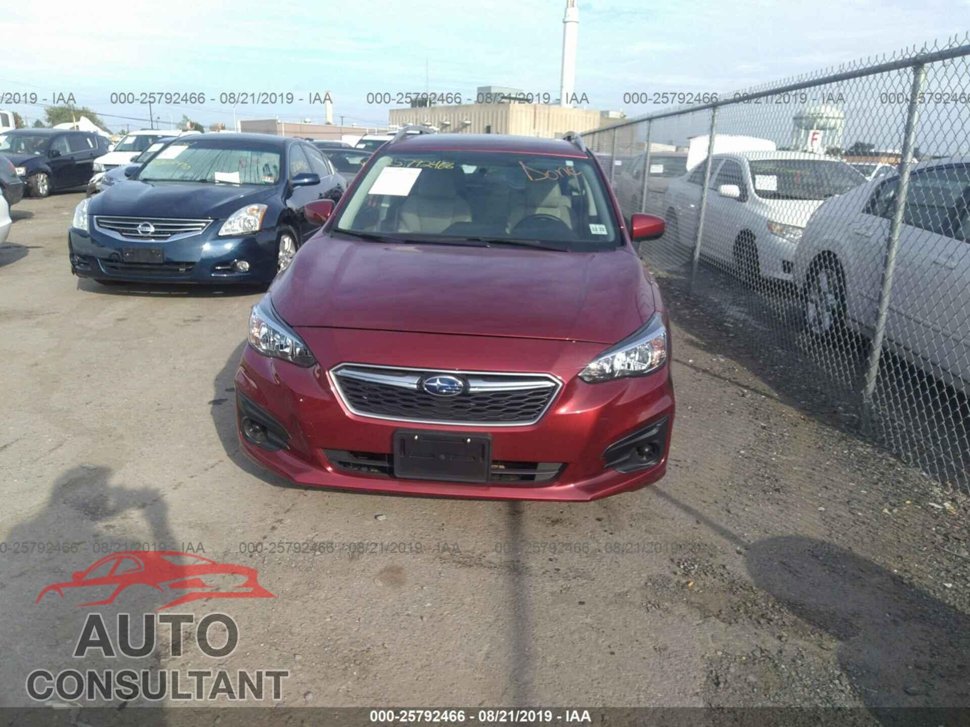 SUBARU IMPREZA 2019 - 4S3GTAC68K3711894