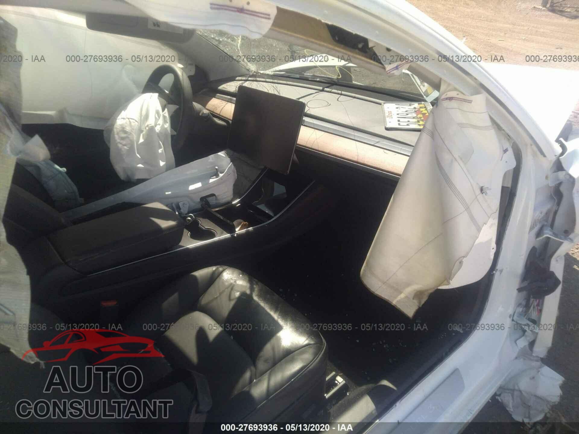 TESLA MODEL 3 2019 - 5YJ3E1EB9KF487007