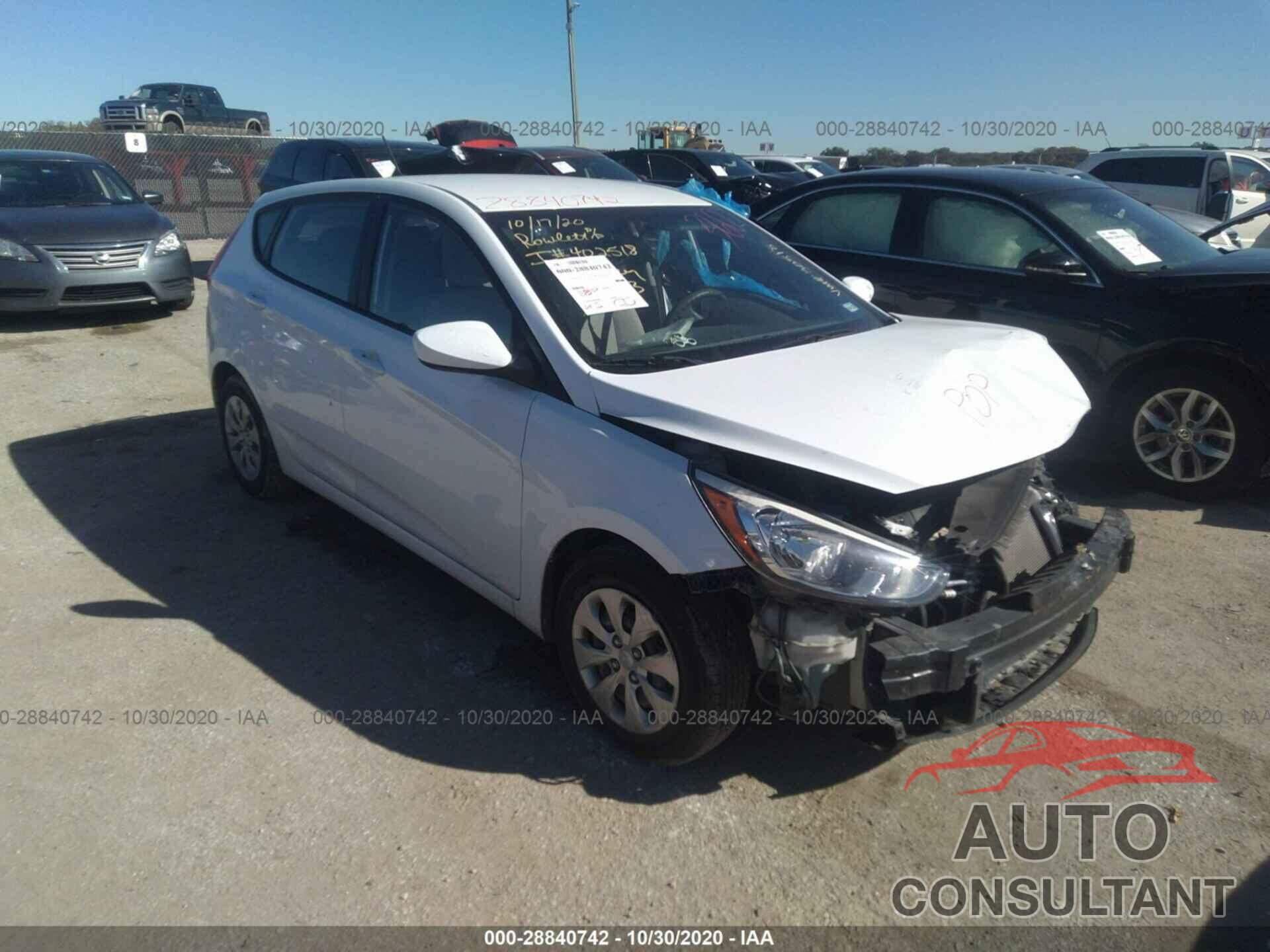 HYUNDAI ACCENT 2017 - KMHCT5AE7HU305183
