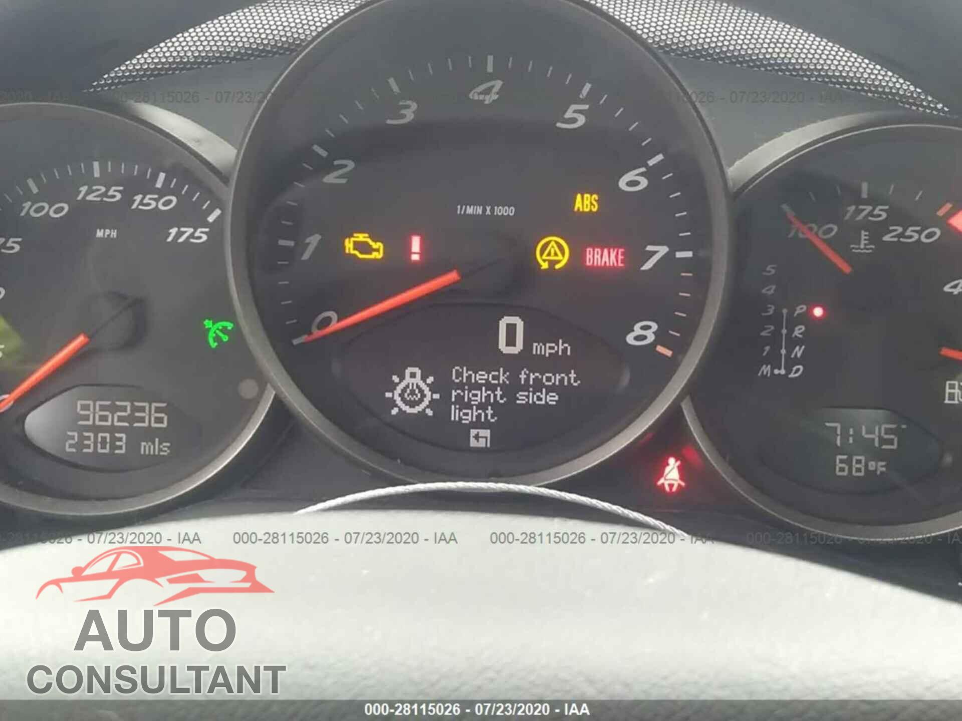 PORSCHE BOXSTER 2005 - WP0CA29895S710363