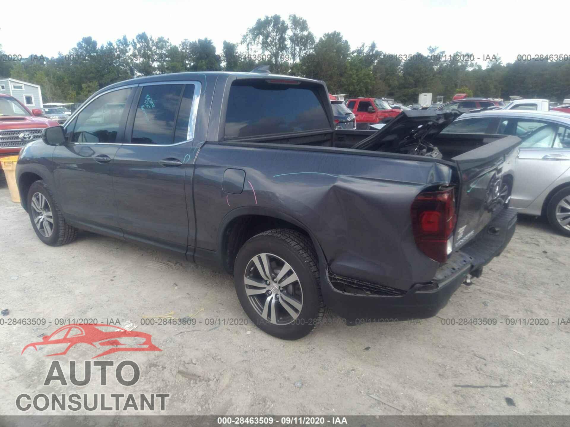 HONDA RIDGELINE 2017 - 5FPYK3F48HB007551