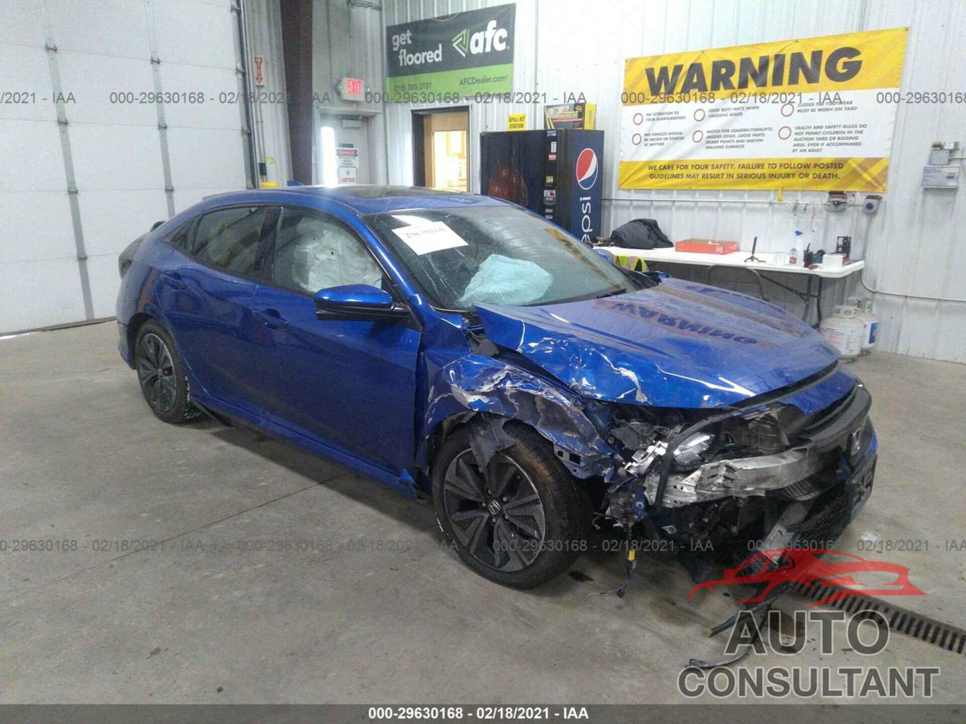 HONDA CIVIC HATCHBACK 2017 - SHHFK7H79HU201020