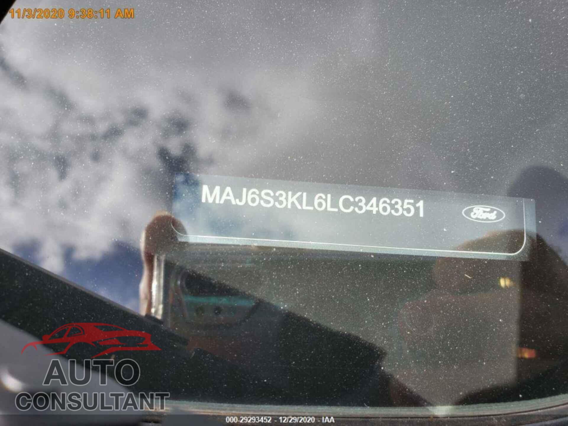 FORD ECOSPORT 2020 - MAJ6S3KL6LC346351