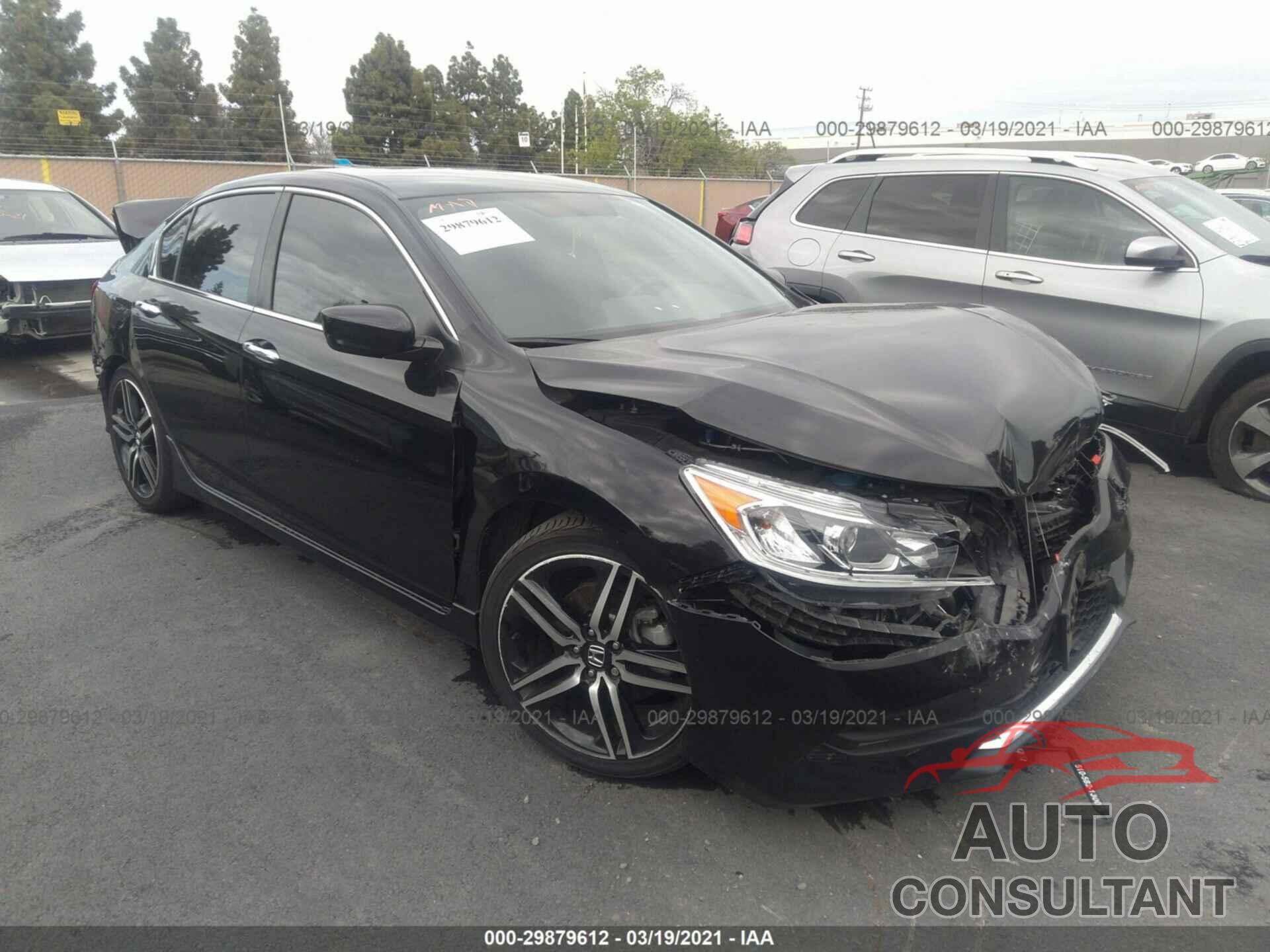 HONDA ACCORD SEDAN 2017 - 1HGCR2F1XHA208649