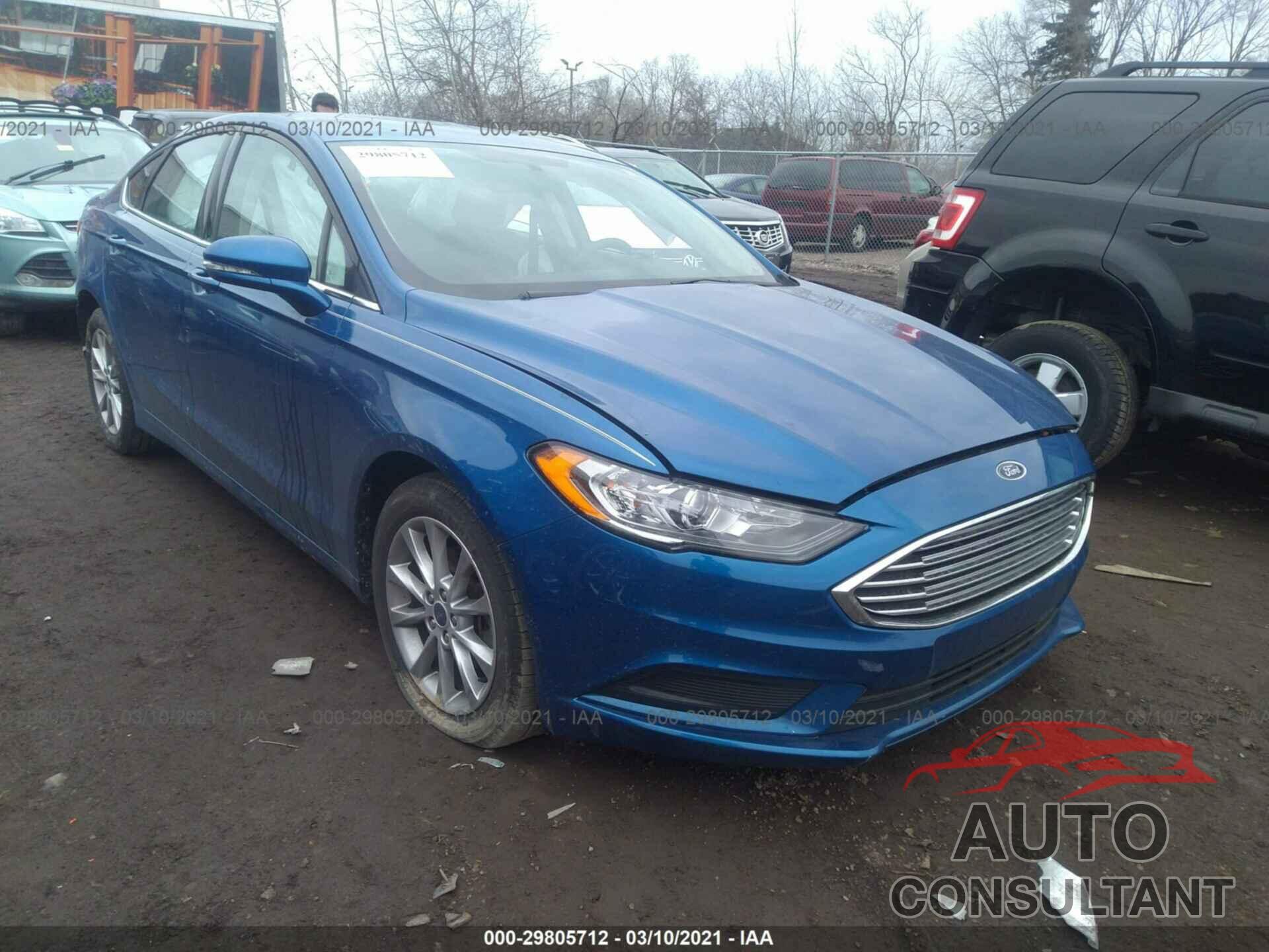 FORD FUSION 2017 - 3FA6P0H74HR199711