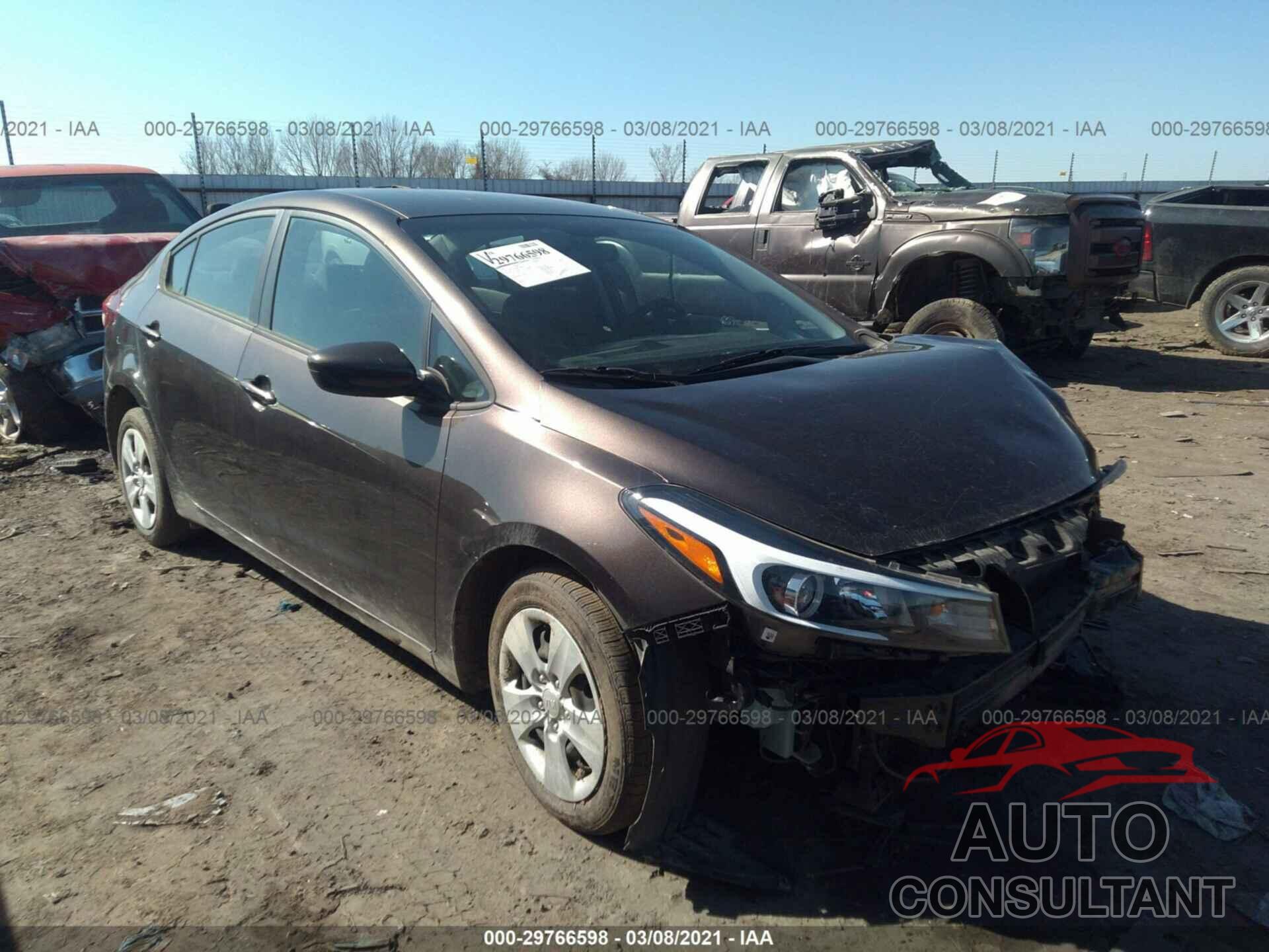 KIA FORTE 2017 - 3KPFL4A71HE126200