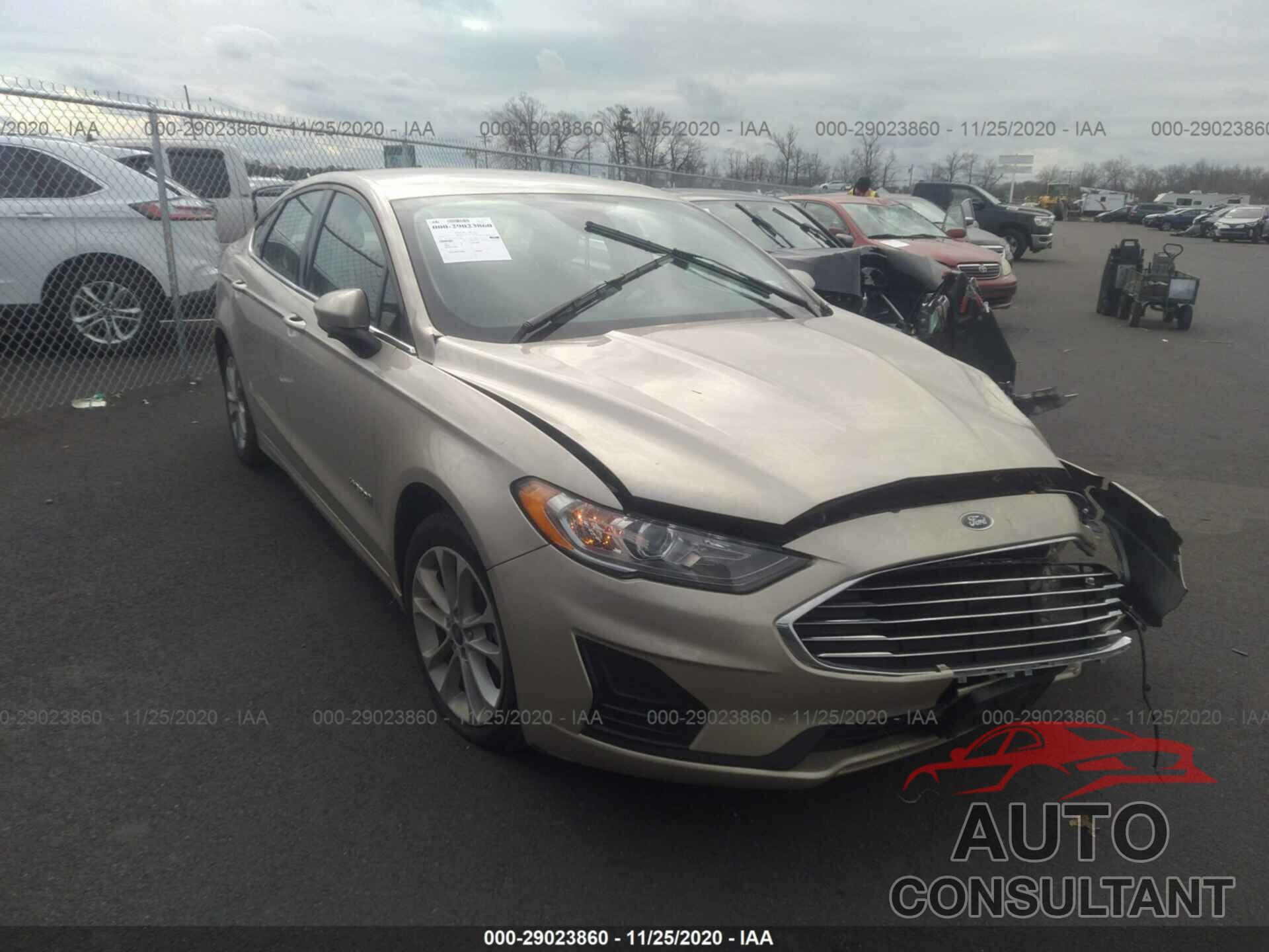 FORD FUSION HYBRID 2019 - 3FA6P0LU8KR158289