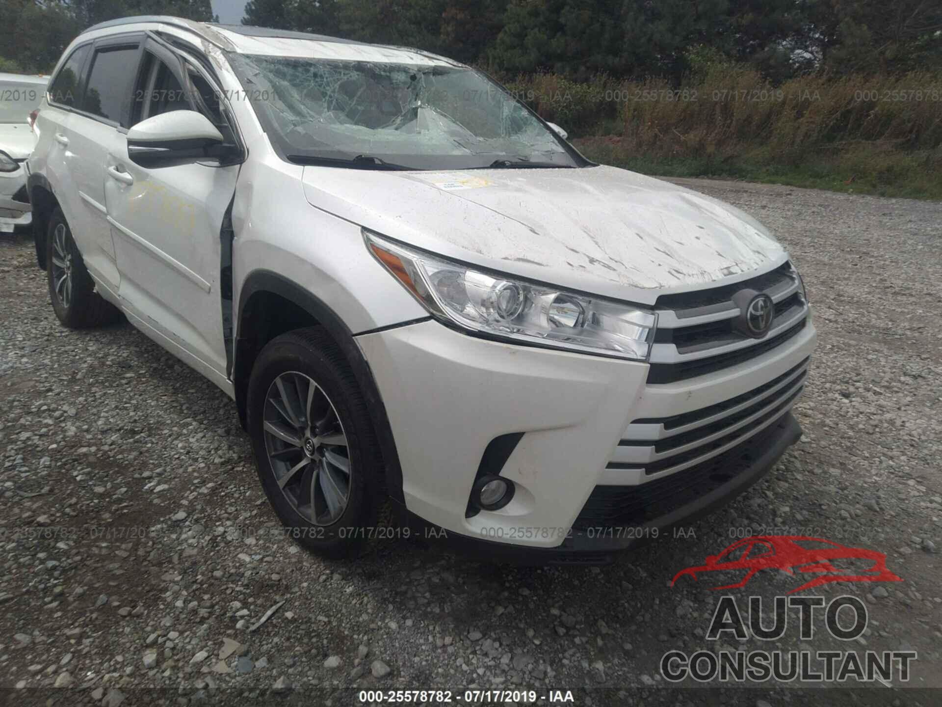 TOYOTA HIGHLANDER 2018 - 5TDJZRFH9JS811967