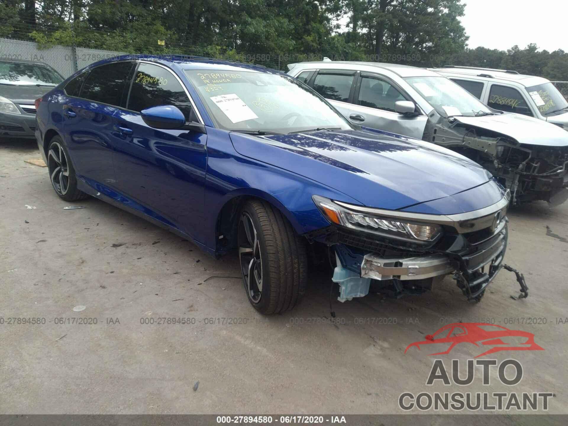 HONDA ACCORD SEDAN 2019 - 1HGCV2F30KA008657