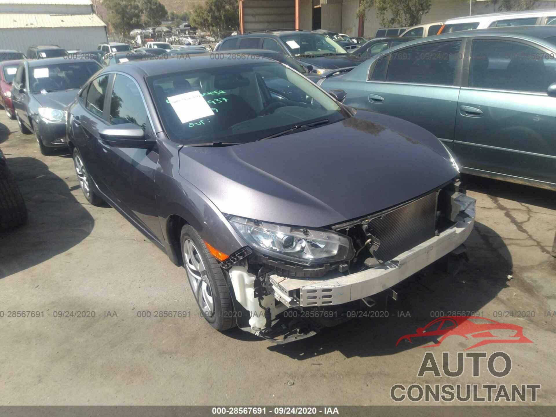 HONDA CIVIC SEDAN 2016 - 2HGFC2F53GH548761