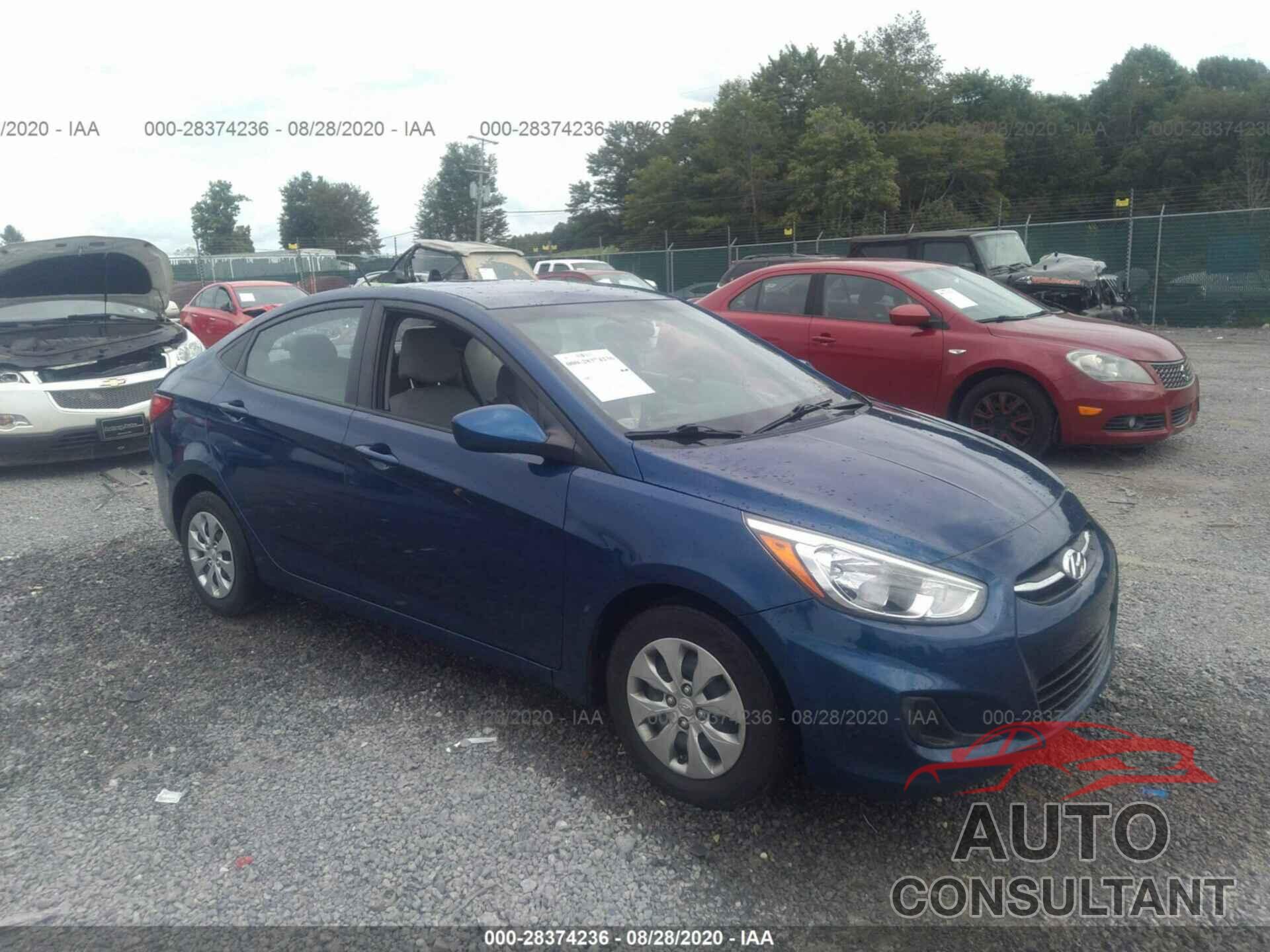 HYUNDAI ACCENT 2017 - KMHCT4AE5HU236519