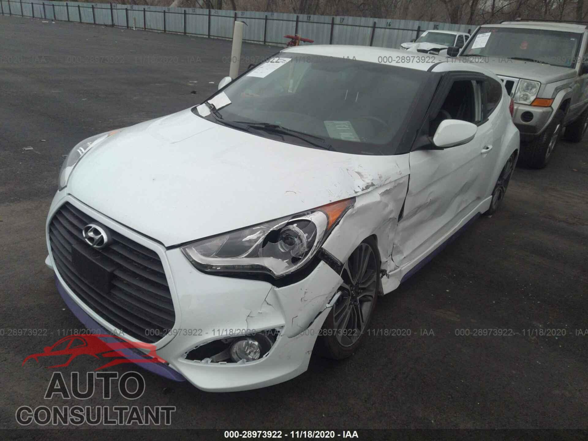 HYUNDAI VELOSTER 2016 - KMHTC6AE5GU301105