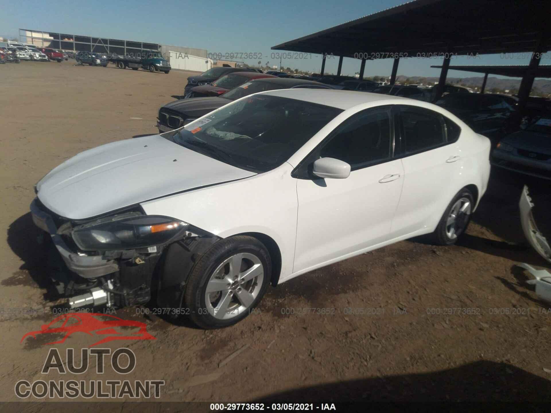 DODGE DART 2016 - 1C3CDFBB7GD506001