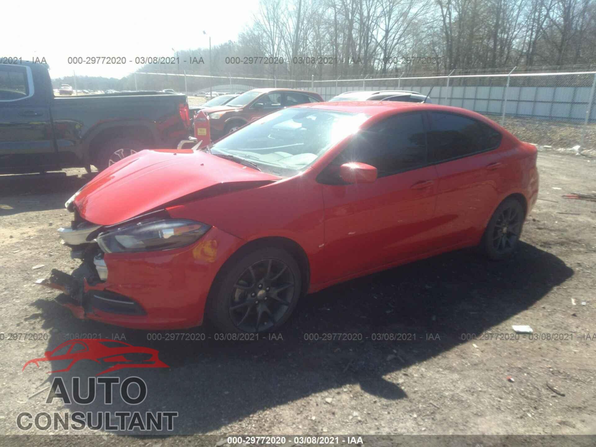 DODGE DART 2016 - 1C3CDFAA4GD682402