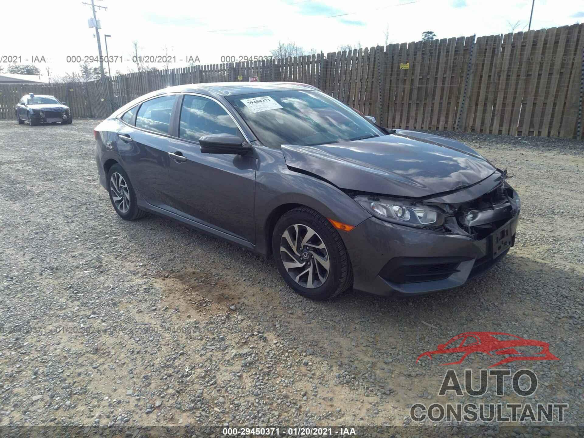 HONDA CIVIC SEDAN 2016 - 2HGFC2F78GH502974