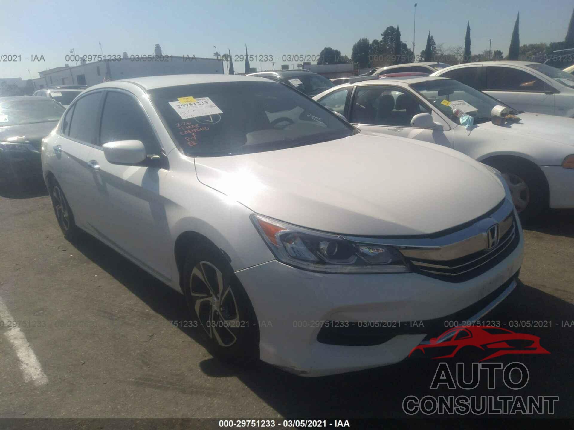 HONDA ACCORD SEDAN 2017 - 1HGCR2F36HA080993