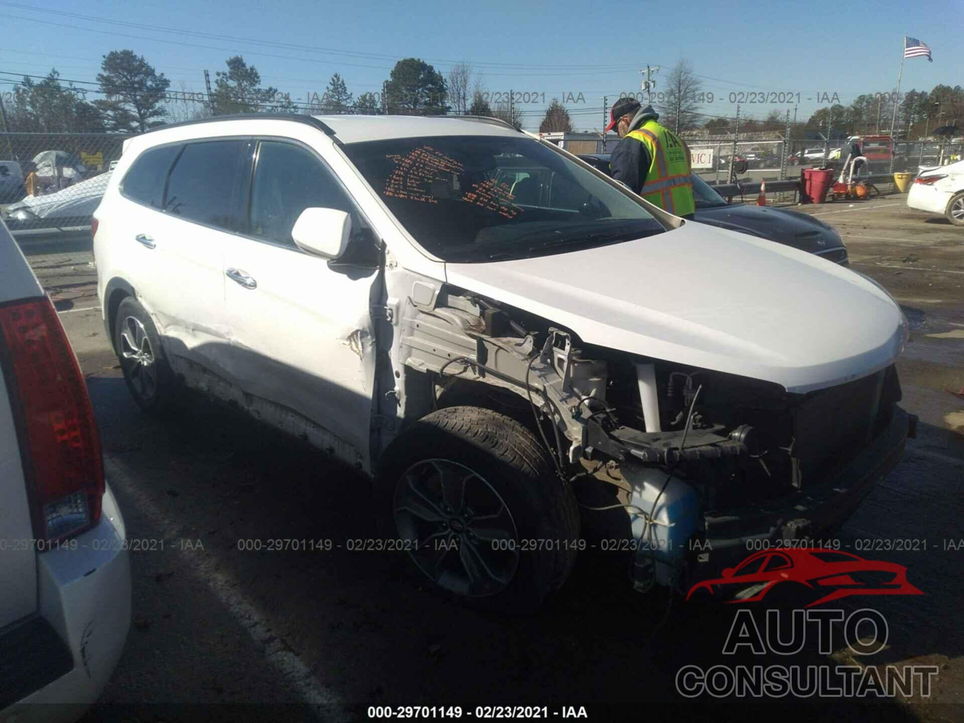 HYUNDAI SANTA FE 2016 - KM8SM4HF8GU153589