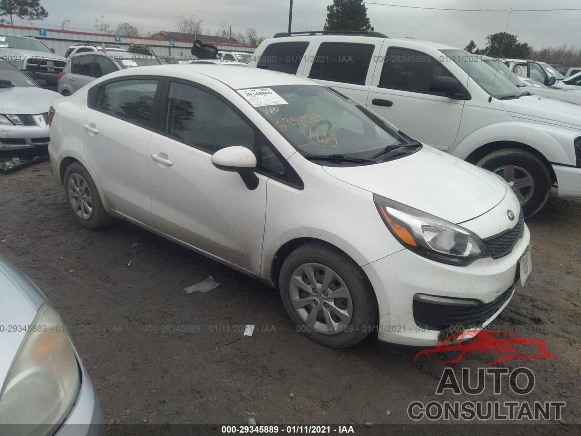 KIA RIO 2016 - KNADM4A34G6688448