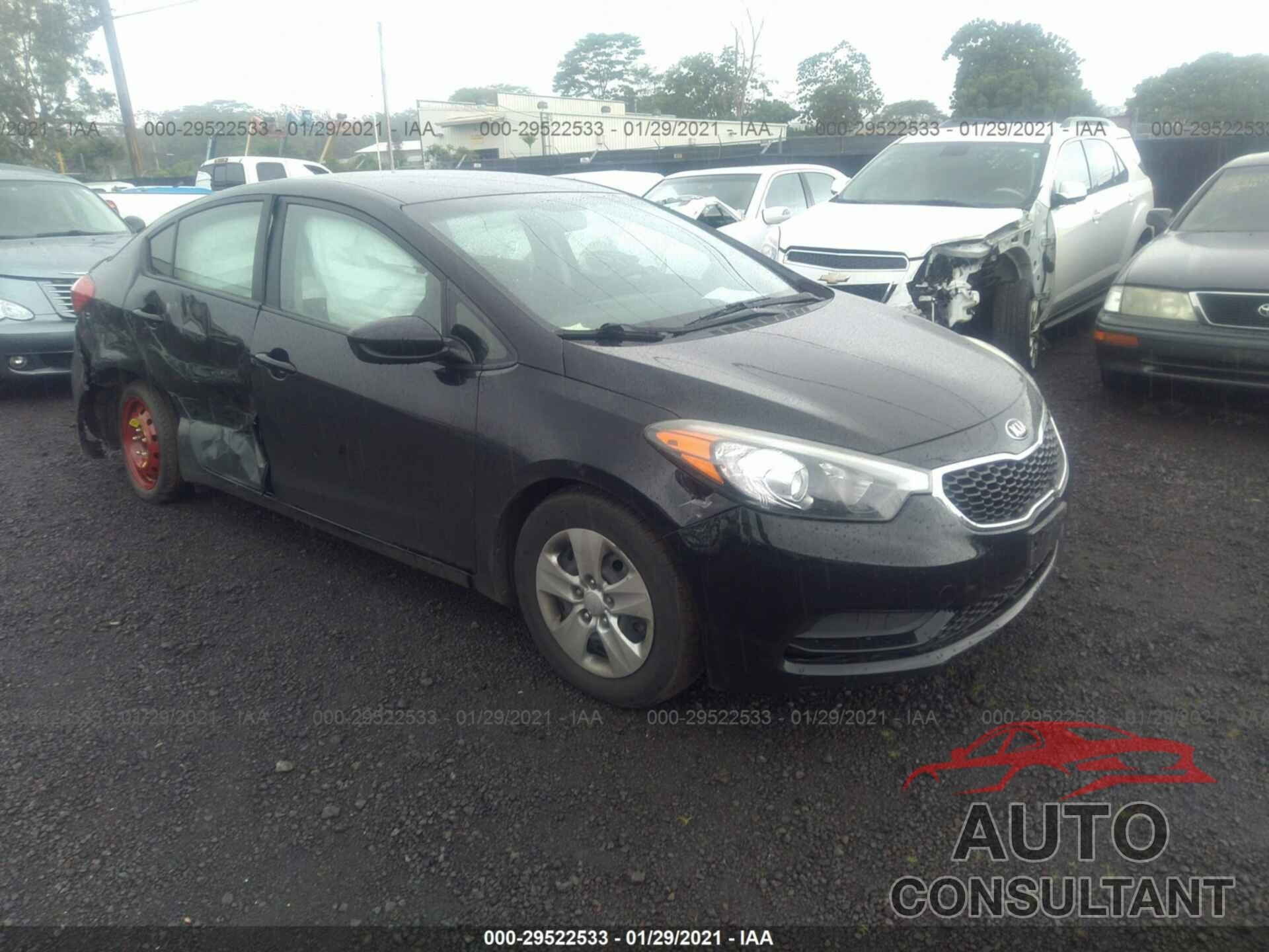 KIA FORTE 2016 - KNAFK4A62G5544914