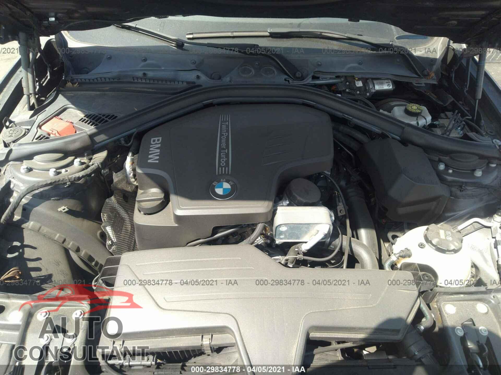 BMW 3 SERIES 2016 - WBA8E9G5XGNT86589