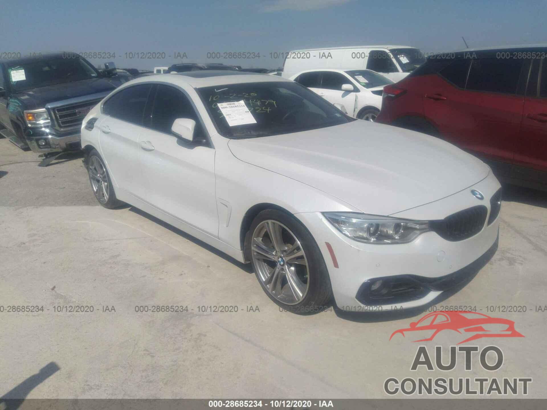 BMW 4 SERIES 2016 - WBA4A9C54GG508724