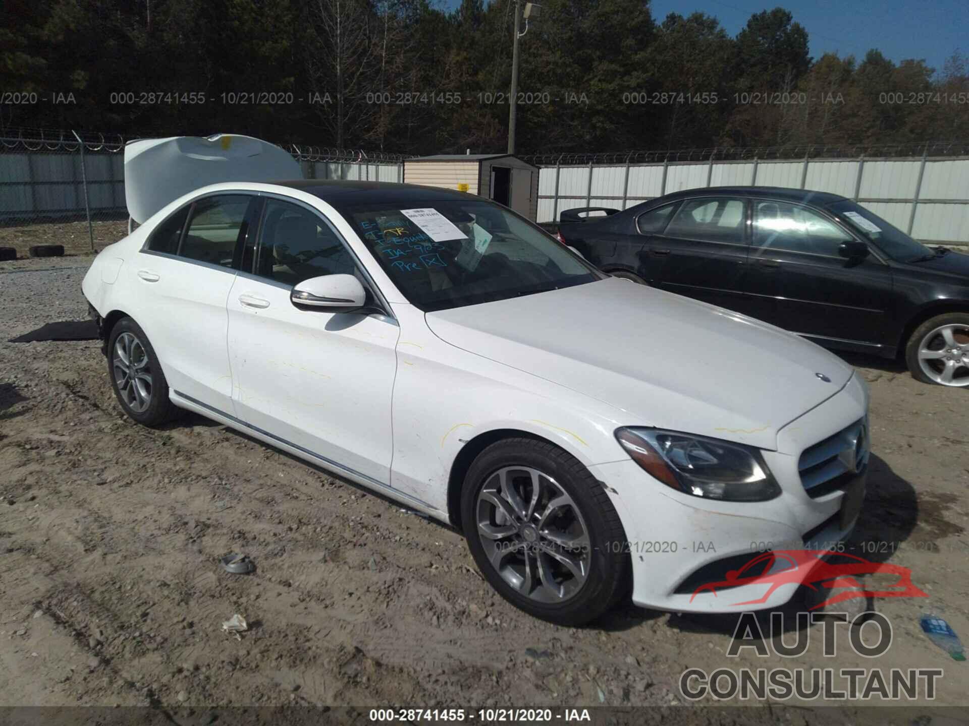 MERCEDES-BENZ C-CLASS 2017 - 55SWF4JB1HU187213